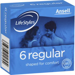 Photo of Ansell Lifestyles Condoms Regular 6pk