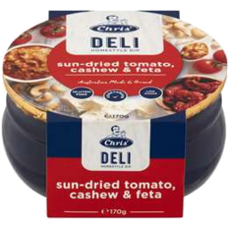 Photo of Chris Dip Deli Tomato Cashew Feta 170gm