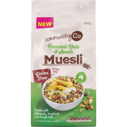Photo of COMMUNITY CO MUESLI GLUTEN FREE ROASTED NUTS AND SEEDS 350gm