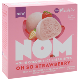 Photo of Nom Mochi Bites Oh So Strawberry 156g