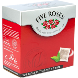 Photo of Five Roses Tagless Tea Bags 100 Pack