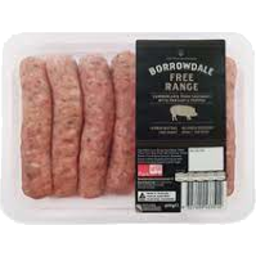 Photo of Borrowvale - Free Range Pork Sausages - 400g