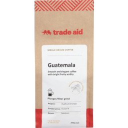Photo of Trade Aid Coffee Guatemalan - Medium 200g