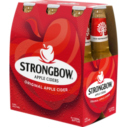 Photo of Strongbow Classic Apple Cider Bottles - 6 X 330ml