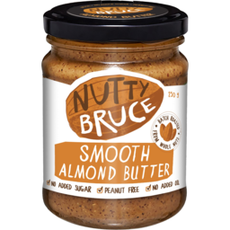 Photo of Nutty Bruce Smooth Almond Butter Spread 250g
