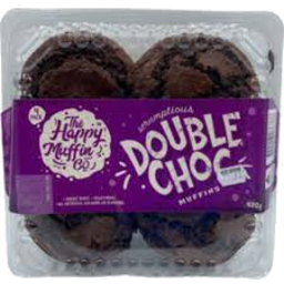 Photo of Happy muffin double choc chip 4pk