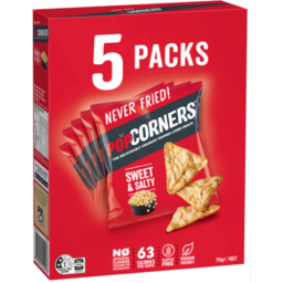Photo of Popcorners Sweet And Salty Popped-Corn Chips  5pk 70gm