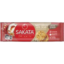 Photo of SAKATA Sweet Chilli & Sour Cream Rice Crackers 
