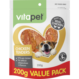 Photo of Vita Pet Chicken Tenders For Dogs Value Pack 200g