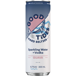 Photo of Good Tides Hard Seltzer Guava 6.7% 300ml Can 300ml