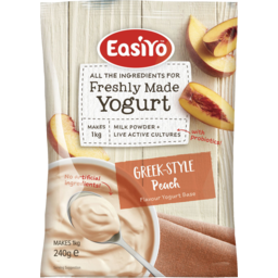 Photo of Easiyo Greek Style Yogurt Base Peach 240g