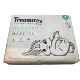Photo of Treasures Nappies Newborn 54pack