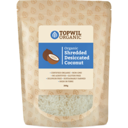 Photo of Topwil Organic Shredded Desiccated Coconut