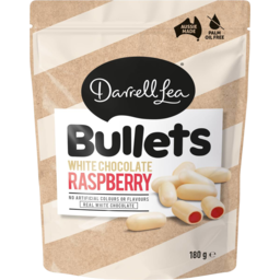 Photo of Darrell Lea Bullets White Chocolate Raspberry