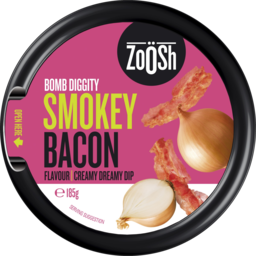 Photo of Zoosh Creamy Smokey Bacon Flavour Dip 185g