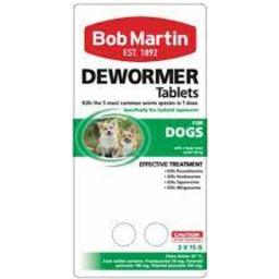 Photo of Bob Martin Dewormer 2 Tab 2x15gm
