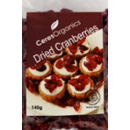 Photo of Ceres Dried Cranberries