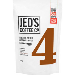 Photo of Jed's Coffee Company Freeze Dried Instant Coffee Strength 4 Very Strong