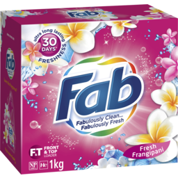 Photo of Fab Fresh Frangipani Laundry Powder Detergent 1kg