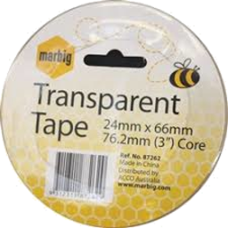 Photo of Marbig 24x66 Transparent Tape