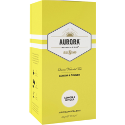 Photo of Aurora Lemon & Ginger Teabags 25pk