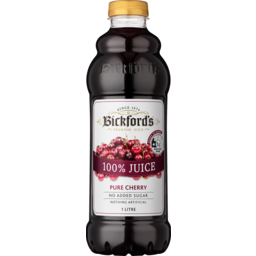 Photo of Bickfords Pure Cherry No Added Sugar 100% Juice 1l