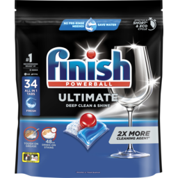 Photo of Finish Ultimate Dishwashing Tablets Fresh 34 Pack
