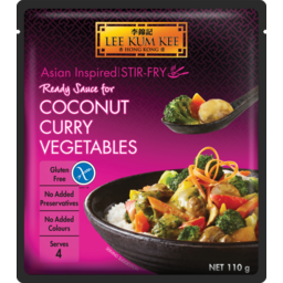 Photo of Lee Kum Kee Ready Sauce Coconut Curry Vegetables 110g
