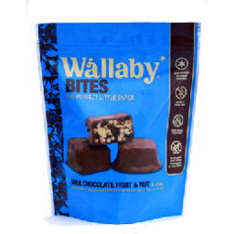 Photo of Wallaby Bites Milk Chocolate Fruit And Nut 150gm