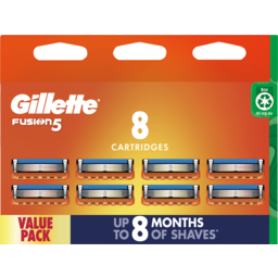 Photo of Gillette Fusion5 Razor Blades 8 Cartridges Refills, Shave Care 8pk