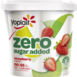 Photo of Yoplait Zero Sugar Added Strawberry Yoghurt 1kg