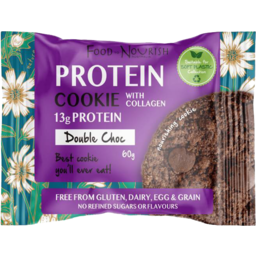 Photo of Food To Nourish Double Choc Protein Cookie With Collagen