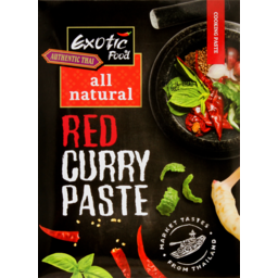 Photo of Exotic Food All Natural Cooking Sauce Red Curry Paste Pouch