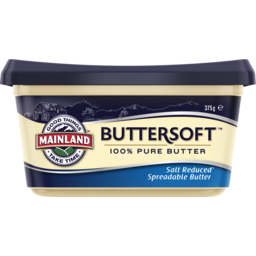 Photo of Mainland Buttersoft Salt Reduced Spreadable Butter 375g
