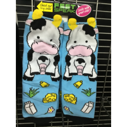 Photo of Feet Speak Socks Cow