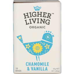 Photo of Higher Living Organic Chamomile & Vanilla Tea 15