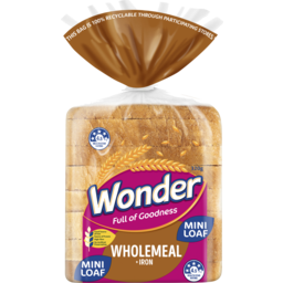 Photo of Wonder White Mini Loaf W/holmeall 320gm