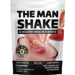 Photo of The Man Shake Meal Replacement Strawberry