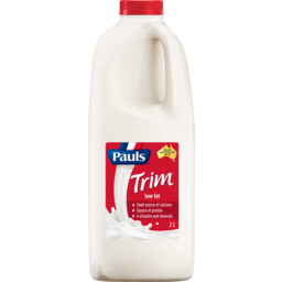 Photo of Pauls Trim Low Fat Milk With Vitamins A & D - (Bottle)