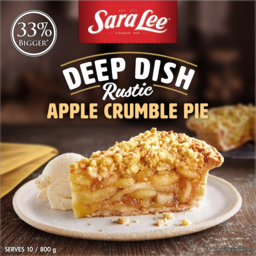 Photo of Sara Lee Deep Dish Rustic Apple Crumble Pie