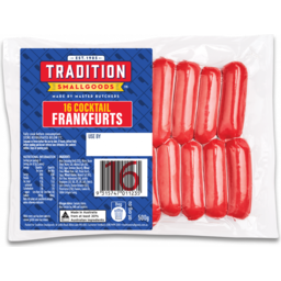 Photo of Tradition Cocktail Franks 500g
