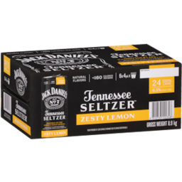 Photo of Jack Daniel's Tennessee Zesty Lemon Seltzer Cans