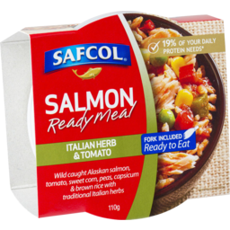 Photo of Safcol Salmon Ready Meal Italian Herb & Tomato