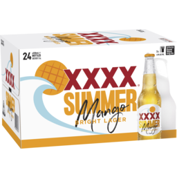 Photo of XXXX Summer Bright Lager With Mango 24x330ml Bottle Carton 24.0x330ml