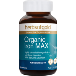 Photo of HERBS OF GOLD Organic Iron Max 30caps