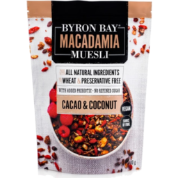 Photo of Byron Bay Macadamia Muesli Cereal - Muesli - Cacao & Coconut