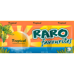 Photo of Raro® Tropical 3x80g