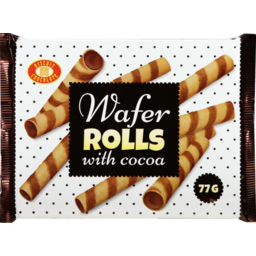 Photo of Slavica Wafer Rolls With Cocoa 77g