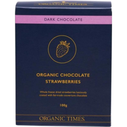 Photo of Organic Times Chocolate Strawberries (Milk)