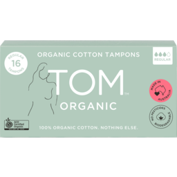 Photo of Tom Organic Regular Tampons